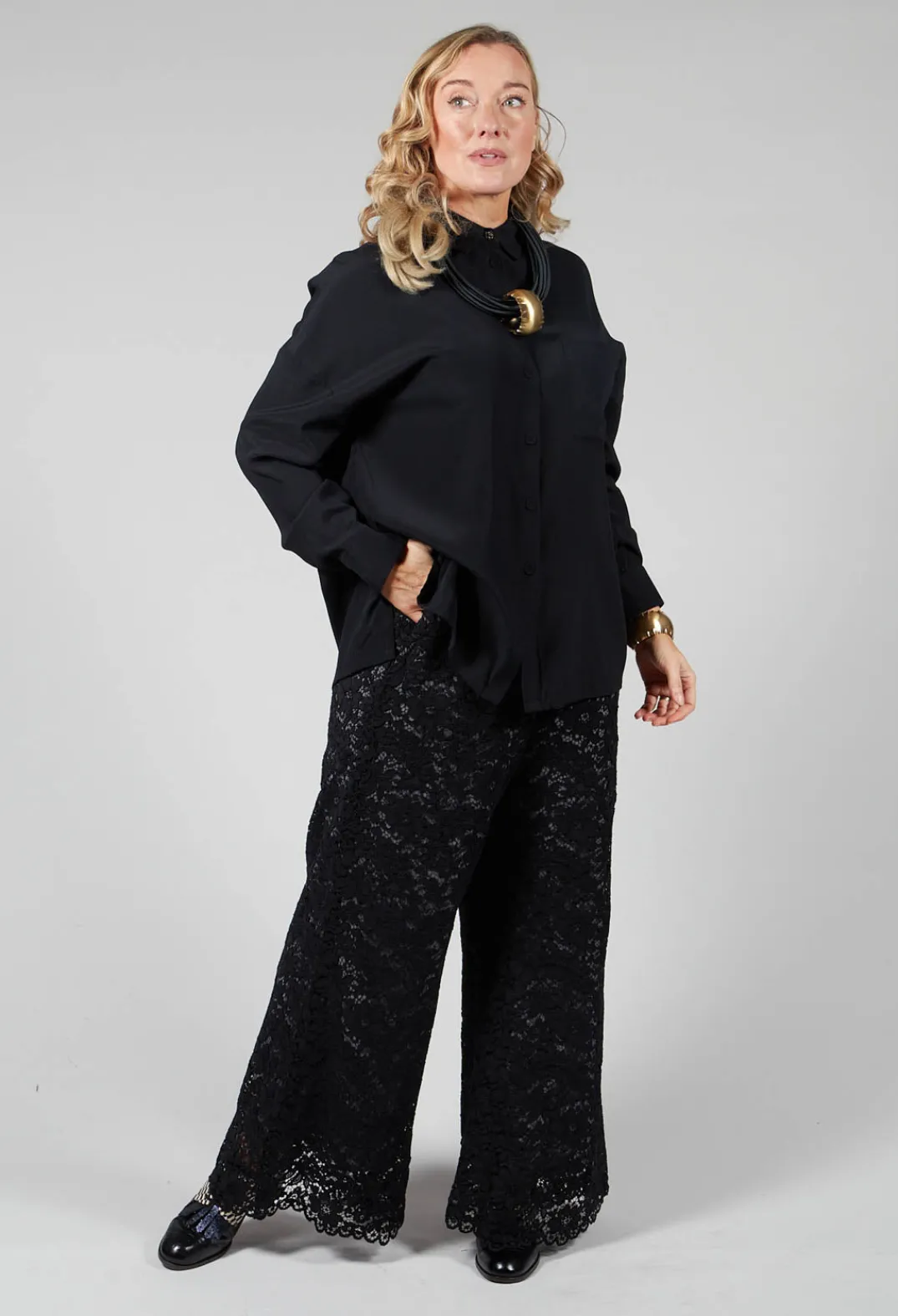 Maliparmi Shirts & Blouses^Silk Blouse in Nero