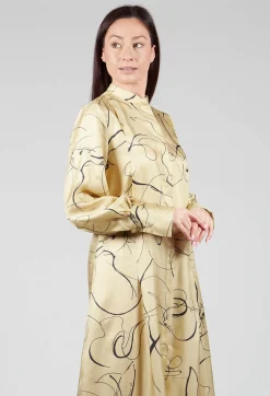 Beatrice B Dresses^Silk Chemiser Dress in Rabbit Print
