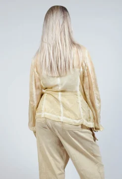 Rundholz Dip Jackets^Silk Crease Jacket in Wax Cloud