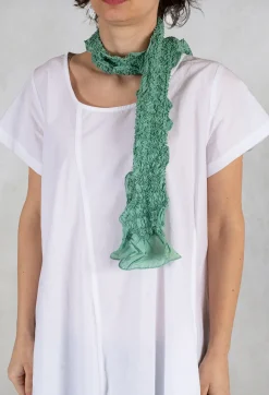 Etnika Scarves^Silk Scarf in Forest Green