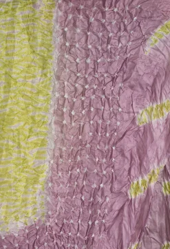 Etnika Scarves^Silk Scarf in Pink/Green