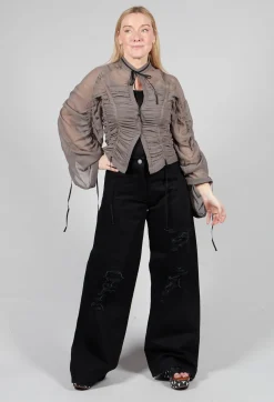 Isabel Benenato Shirts & Blouses^Silk Shirt in Mud