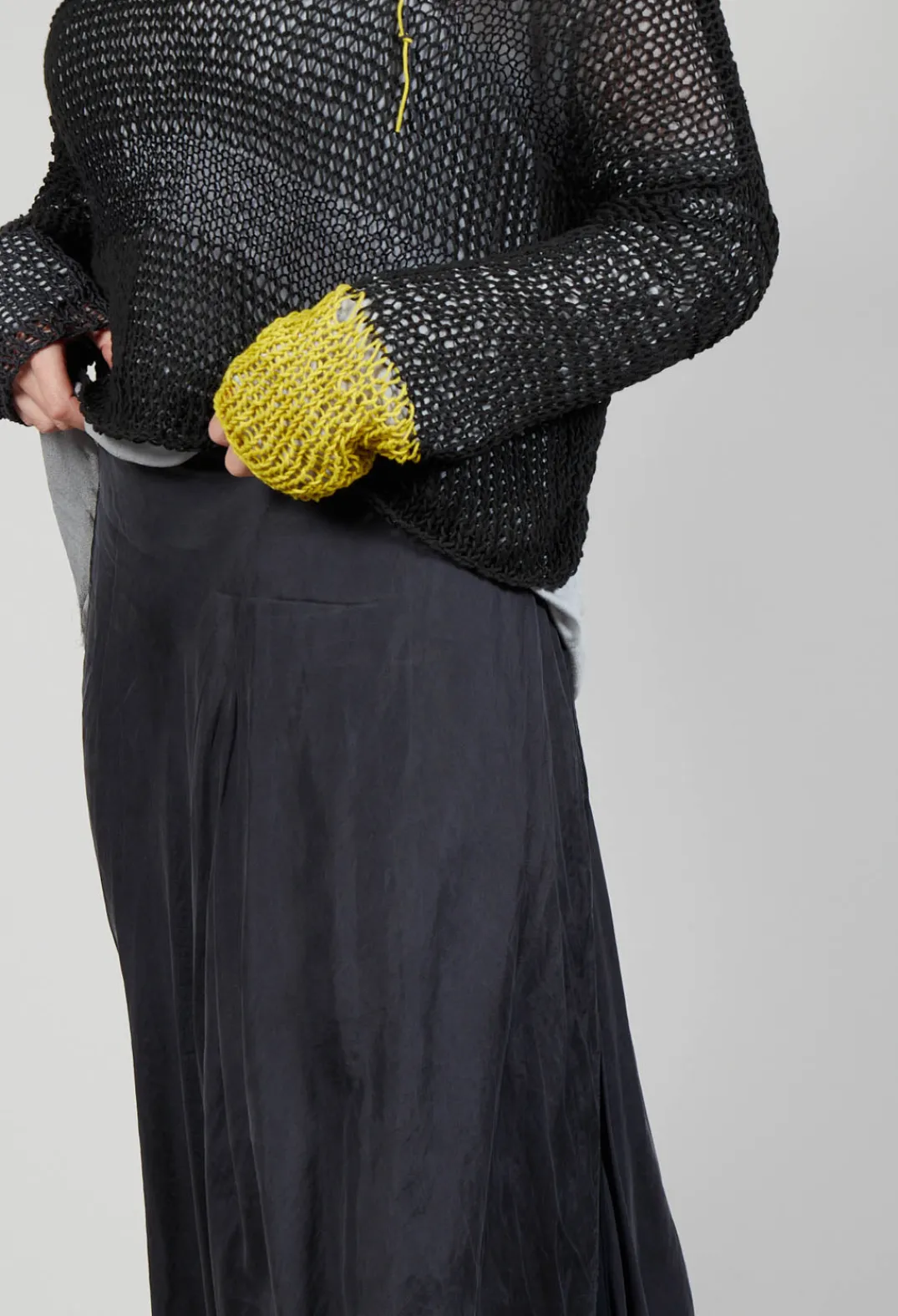 Umit Unal Skirts^Silk Wrap Skirt in Black