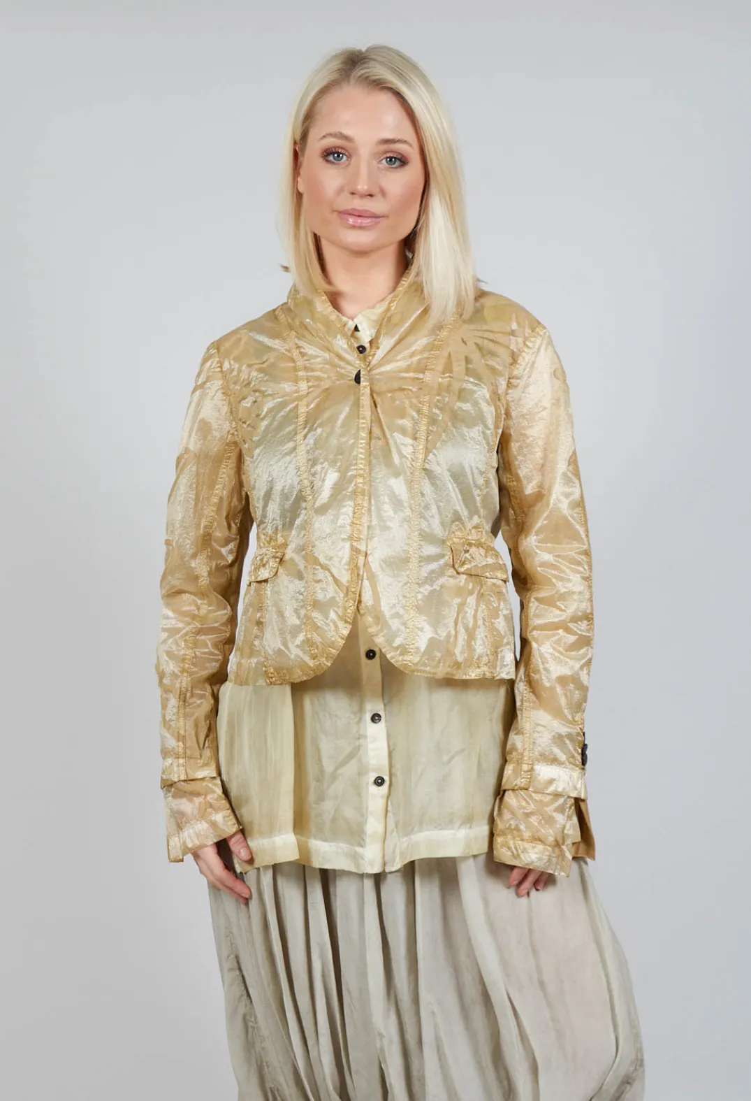 Rundholz Dip Jackets^Single Fasten Jacket in Wax Cloud