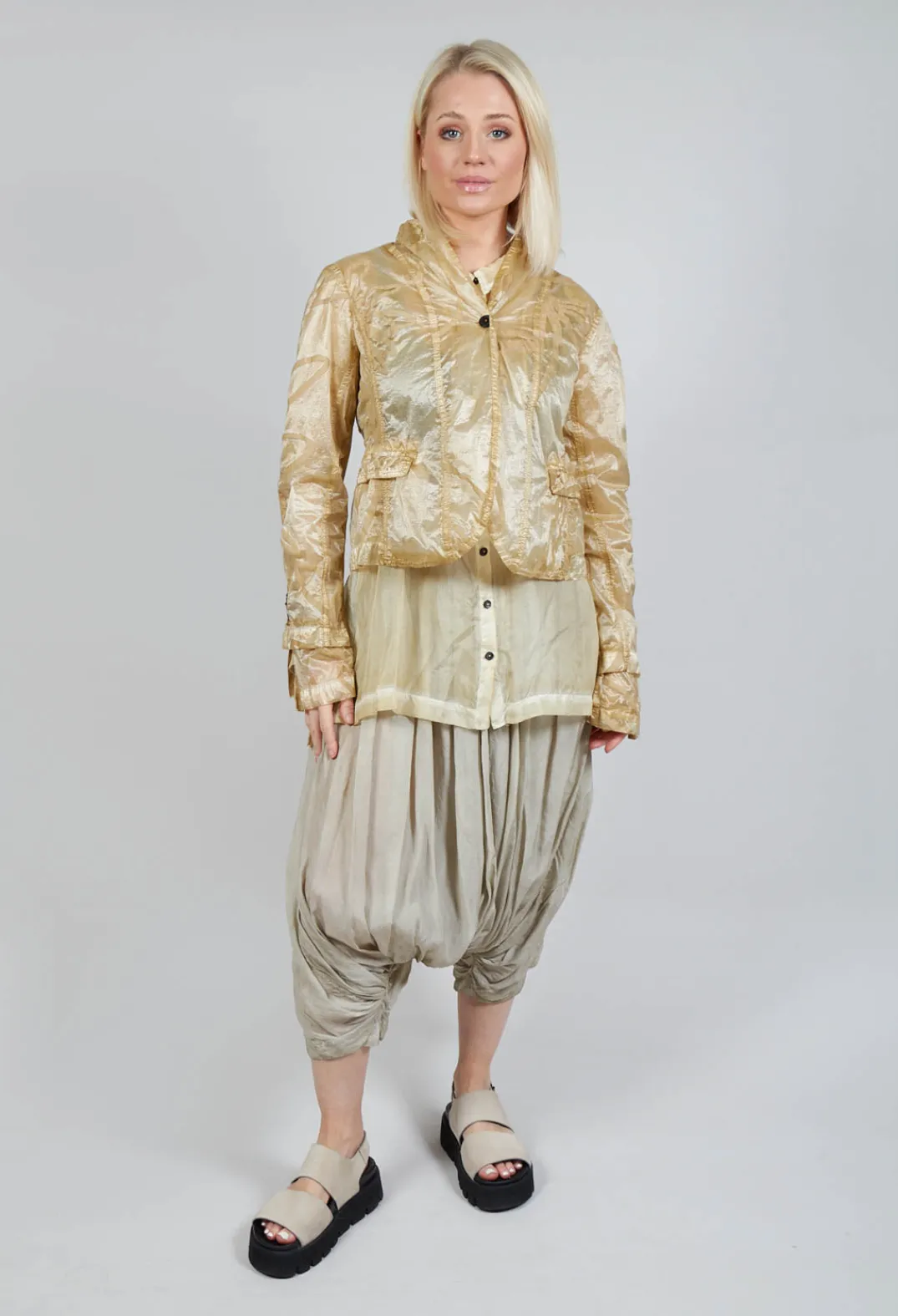 Rundholz Dip Jackets^Single Fasten Jacket in Wax Cloud