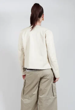 Ixos Jackets^Sinister Pelle Jacket in Sabbia