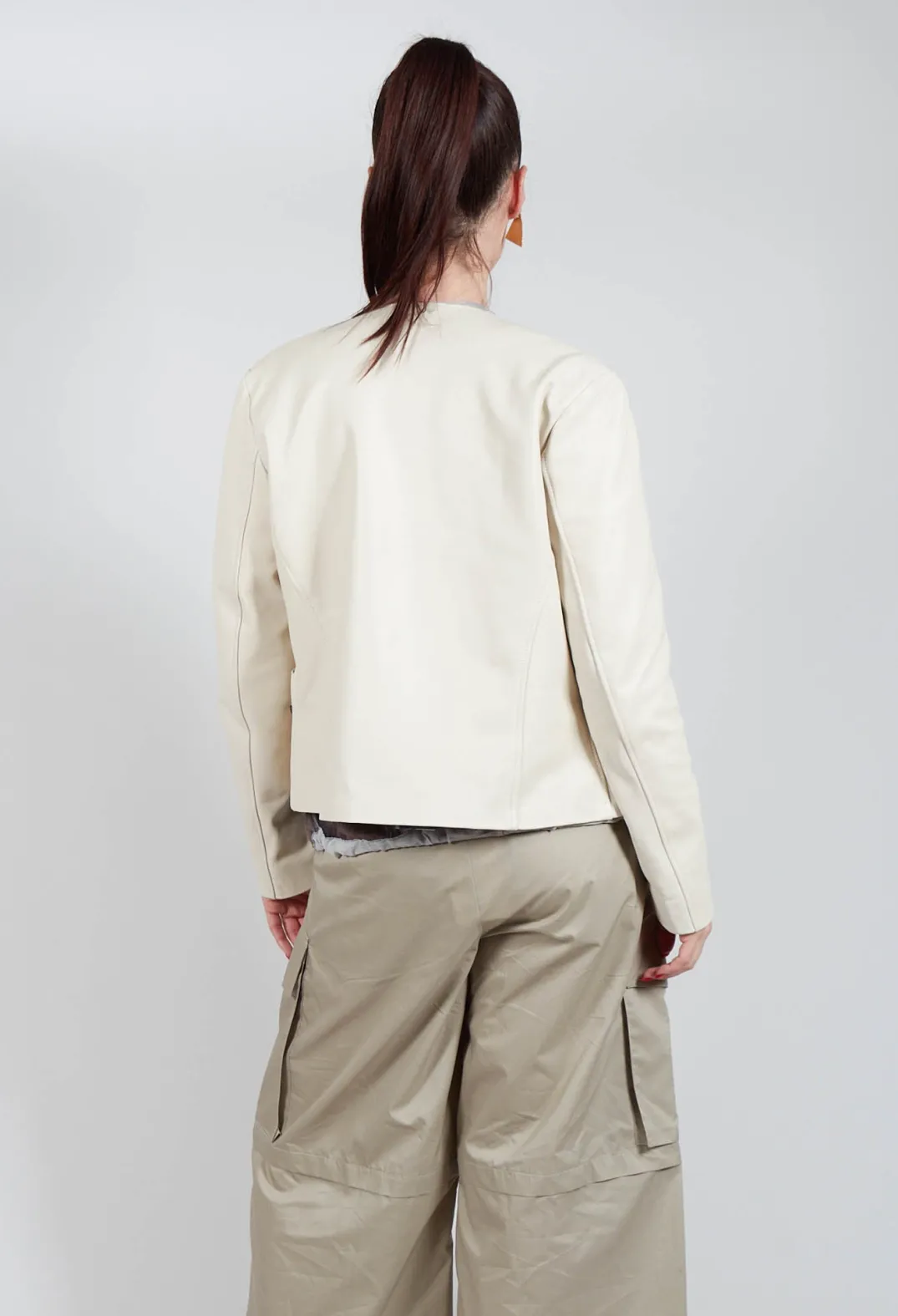 Ixos Jackets^Sinister Pelle Jacket in Sabbia
