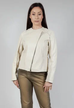 Ixos Jackets^Sinister Pelle Jacket in Sabbia