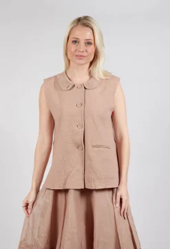 Ewa I Walla Tops^Sissela Top in Taupe