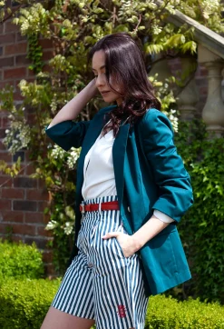 Beatrice B Belts^Skinny Leather Belt in Red