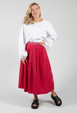 Maliparmi Skirts^Skirt in Cremisi-Crimson