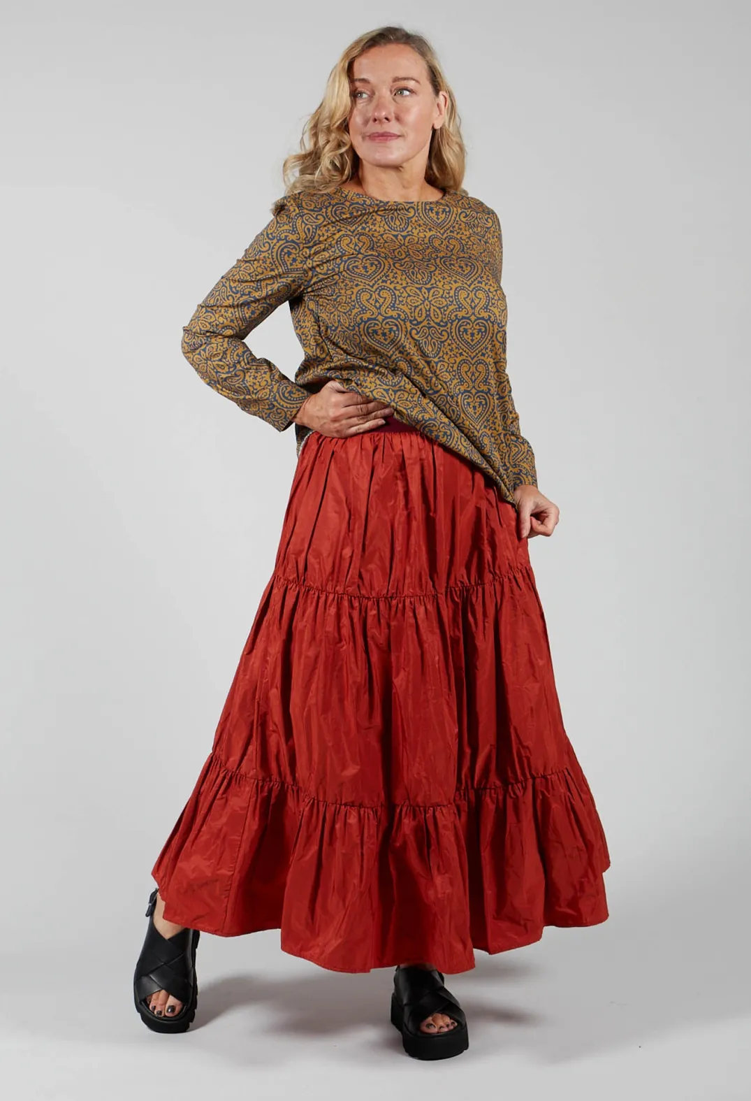 Maliparmi Skirts^Skirt in Ruggine Rust