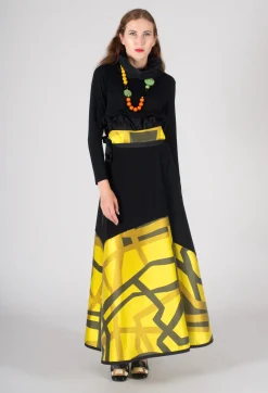 Xenia Design Skirts^Skirt Klar In Colourful Yellow