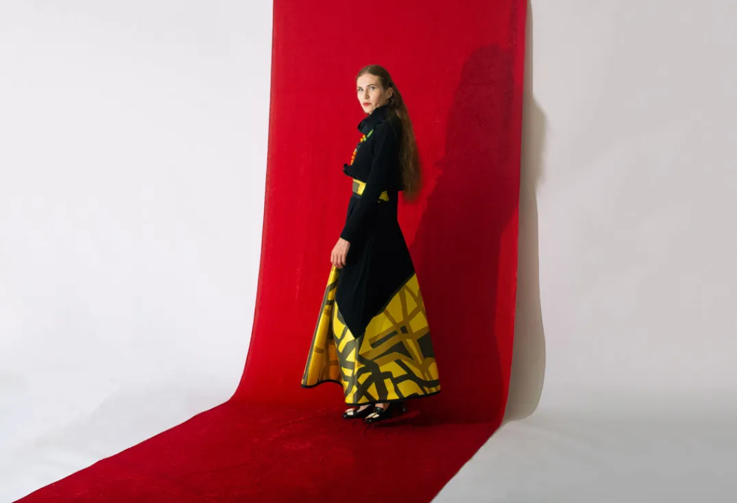 Xenia Design Skirts^Skirt Klar In Colourful Yellow