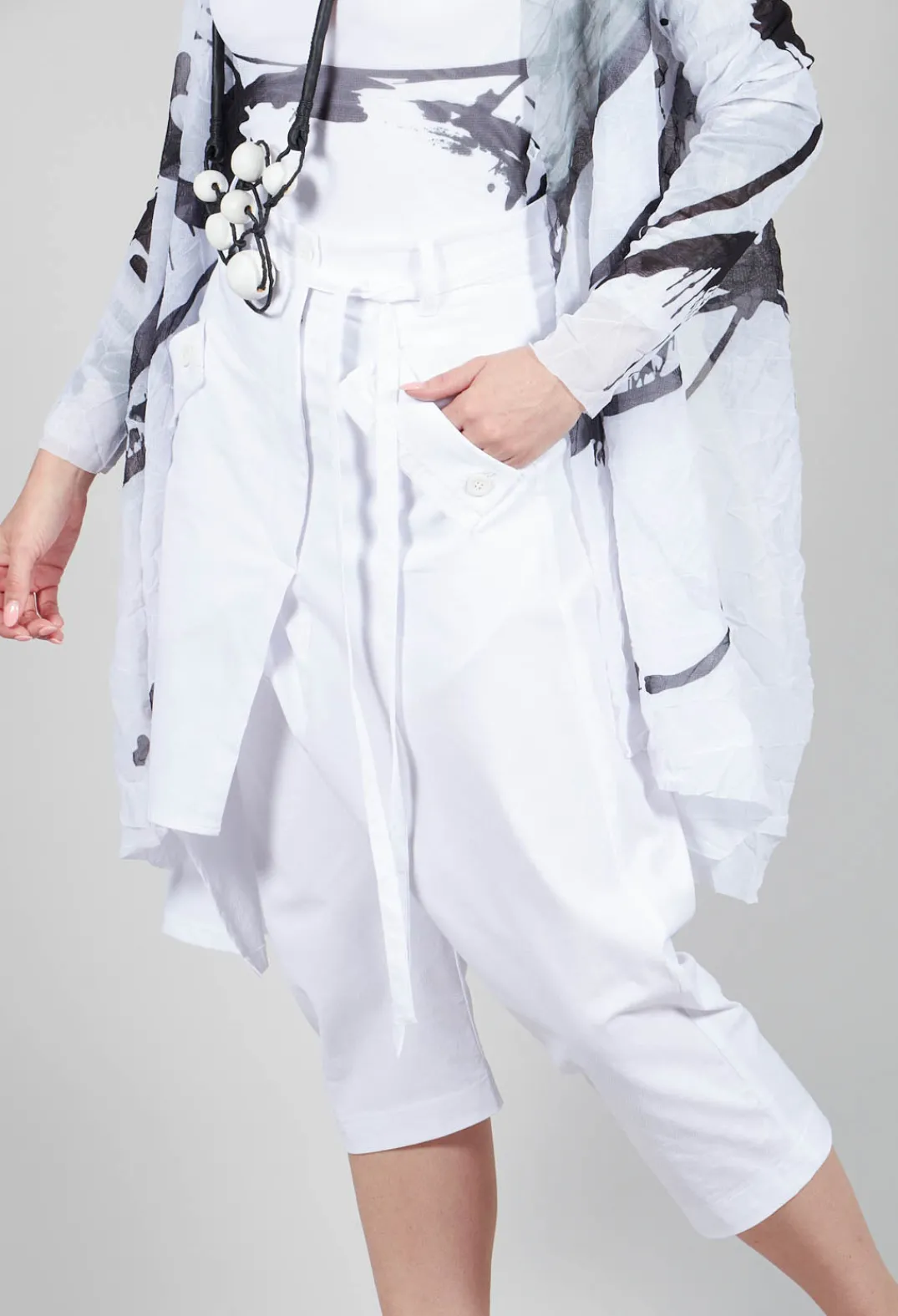 Pal Offner Trousers^Skirt Trousers in White