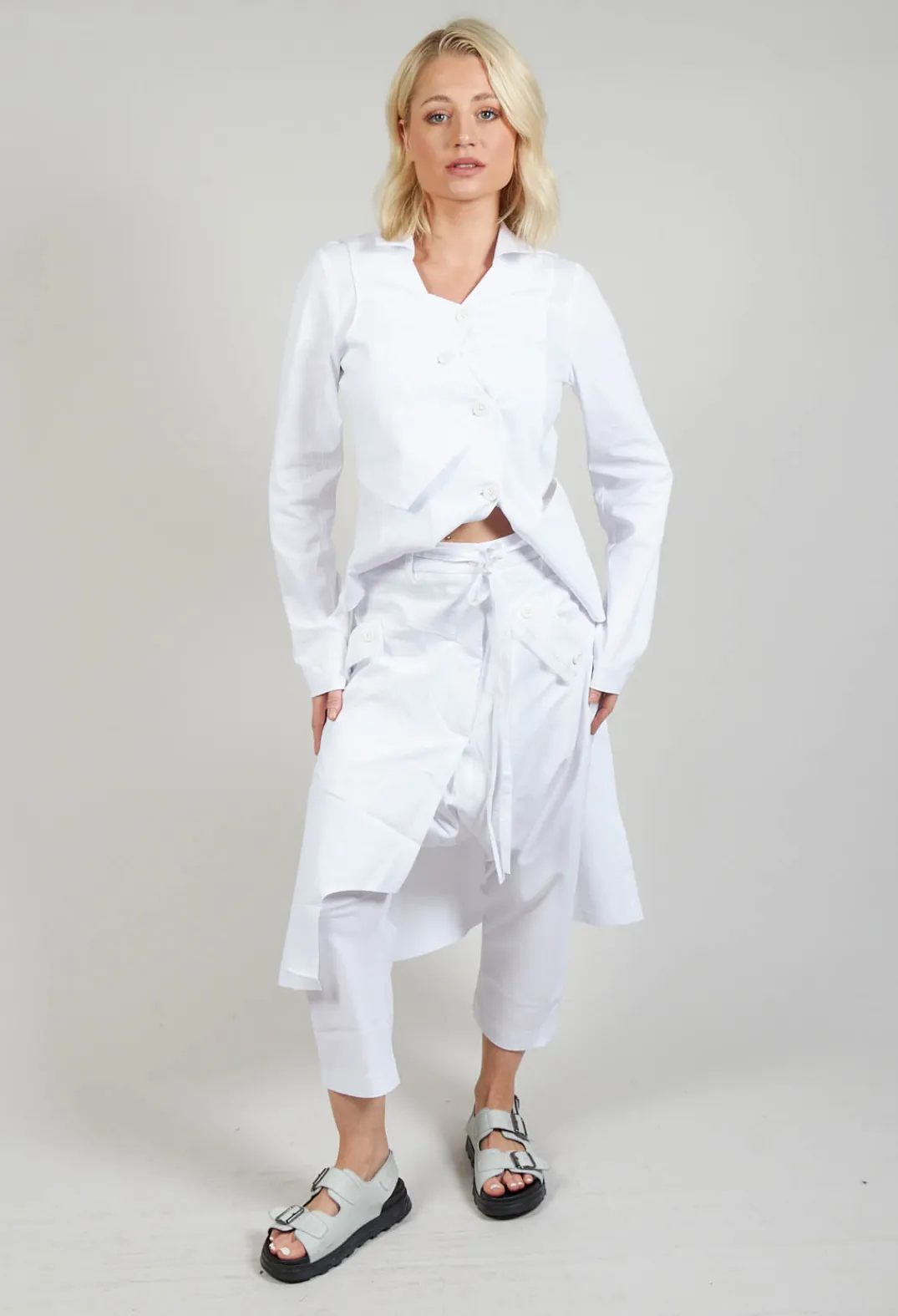 Pal Offner Trousers^Skirt Trousers in White