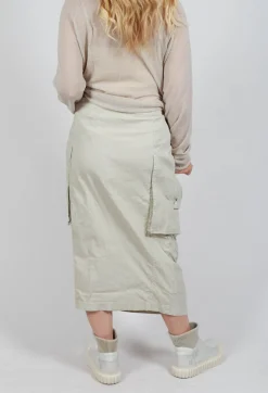 Rundholz Dip Skirts^Skirt with Bleached Stitching in Eraser