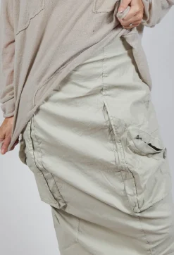 Rundholz Dip Skirts^Skirt with Bleached Stitching in Eraser