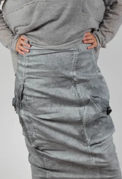 Rundholz Dip Skirts^Skirt with Bleached Stitching in Pencil Cloud
