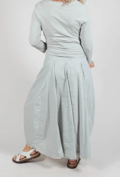 Rundholz Black Label Skirts^Skirt with Mesh Detail Hem in Grey