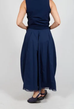 Rundholz Black Label Skirts^Skirt with Mesh Detail Hem in Navy