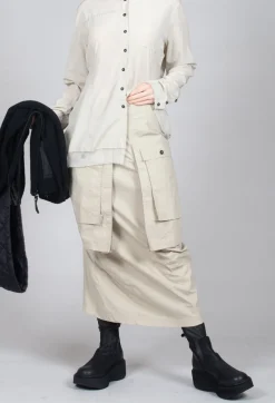 Rundholz Dip Skirts^Skirt with Statement Pockets in Eraser