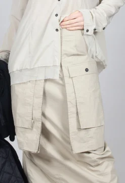 Rundholz Dip Skirts^Skirt with Statement Pockets in Eraser