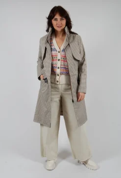 BRGN Coats^Skyet Coat in Beige Check