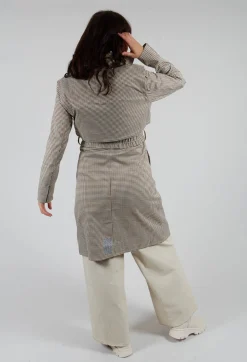 BRGN Coats^Skyet Coat in Beige Check