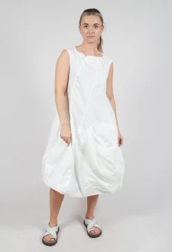 Rundholz Mainline Dresses^Sleeveless Balloon Dress in Starwhite