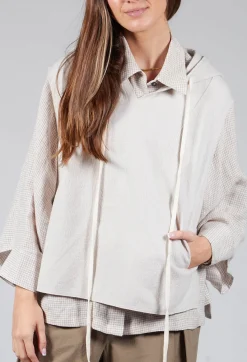 SOH Tops^Sleeveless Basics Vest in Off White