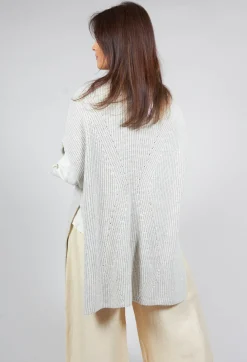 Malloni Jumpers^Sleeveless Chunky Jumper in Grafite Grey