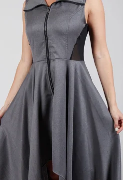 La Haine Dresses^Sleeveless Dress in Grey