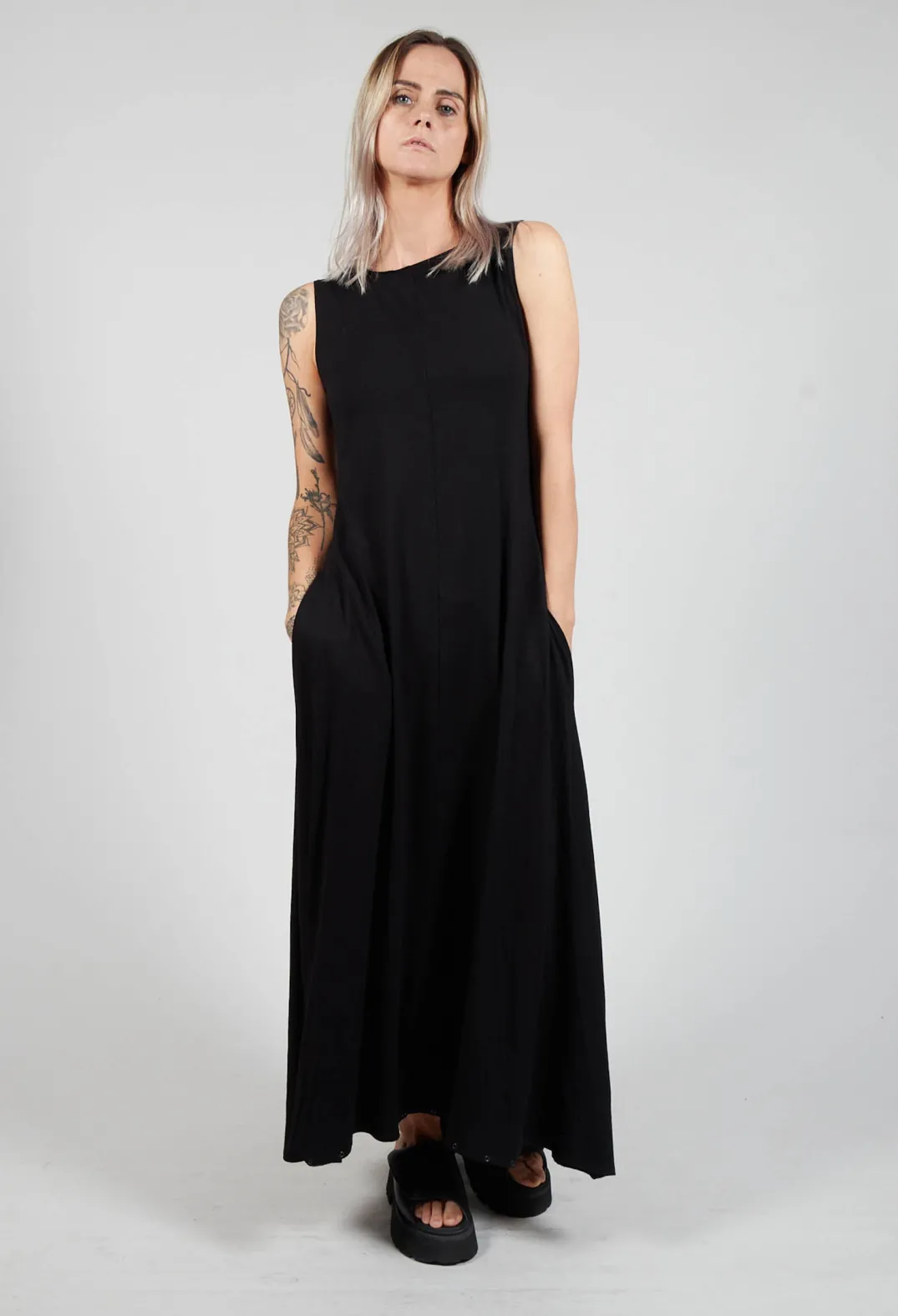 Anett Rostel Jumpsuits^Sleeveless Dress Style Jumpsuit in Black
