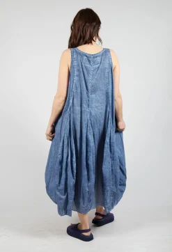 Rundholz Black Label Dresses^Sleeveless Dress with Balloon Hem in Navy Cloud