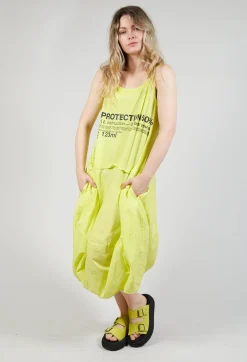 Rundholz Black Label Dresses^Sleeveless Dress with Lettering Motif in Sun Print