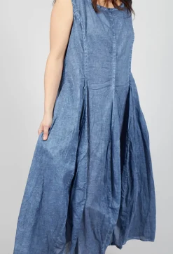 Rundholz Black Label Dresses^Sleeveless Dress with Tulip Hem in Navy Cloud