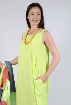 Rundholz Black Label Dresses^Sleeveless Jersey Dress with Tulip Hem in Sun
