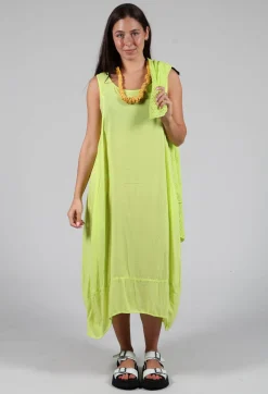 Rundholz Black Label Dresses^Sleeveless Jersey Dress with Tulip Hem in Sun