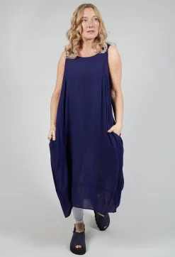 Rundholz Black Label Dresses^Sleeveless Jersey Dress with Tulip Hem in Azur