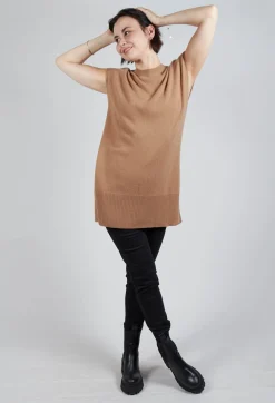 Bitte Kai Rand Tops^Sleeveless Knitted Vest in Camel