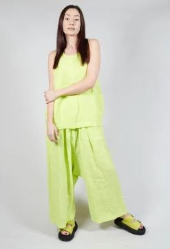 Rundholz Black Label Tops^Sleeveless Linen Top in Sun