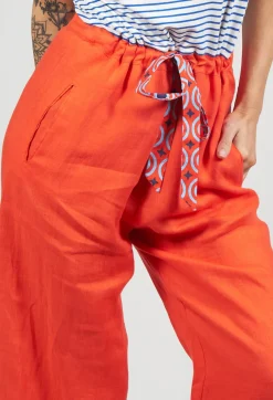 Niù Jumpsuits^Sleeveless Printed Jumpsuit with Tie Waist in Bluette