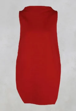 Nuovo Borgo Shirts & Blouses^Sleeveless Shirt with Side Slits in Red