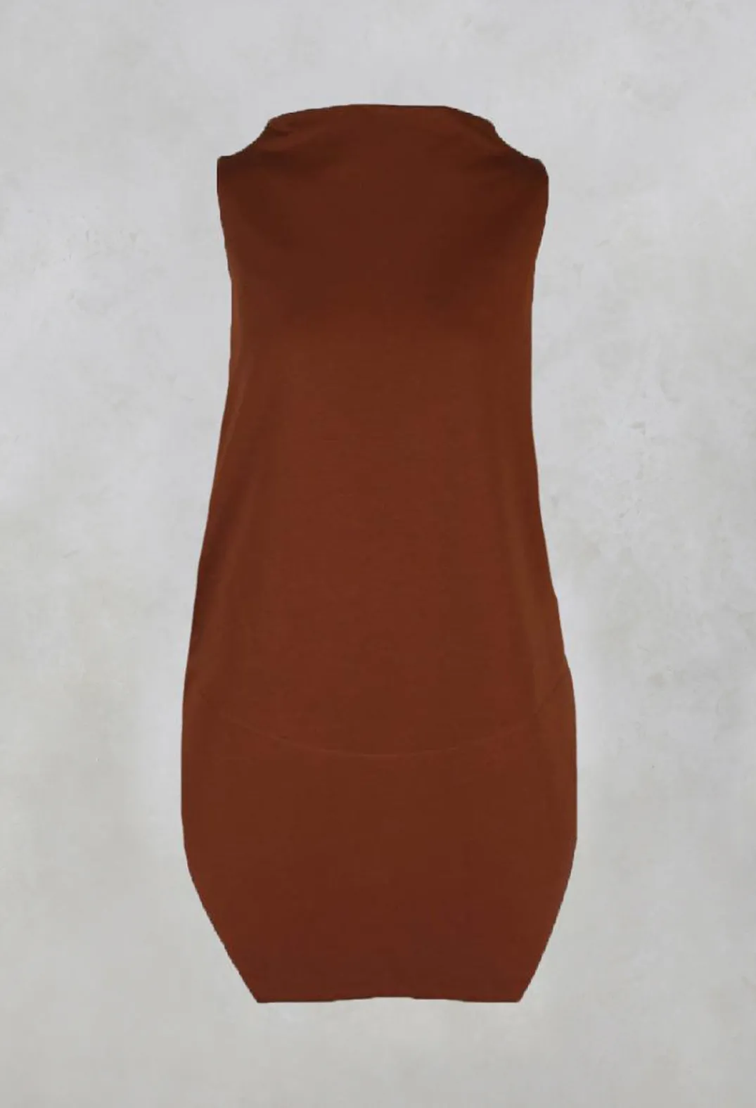 Nuovo Borgo Shirts & Blouses^Sleeveless Shirt with Side Slits in Burnt Orange