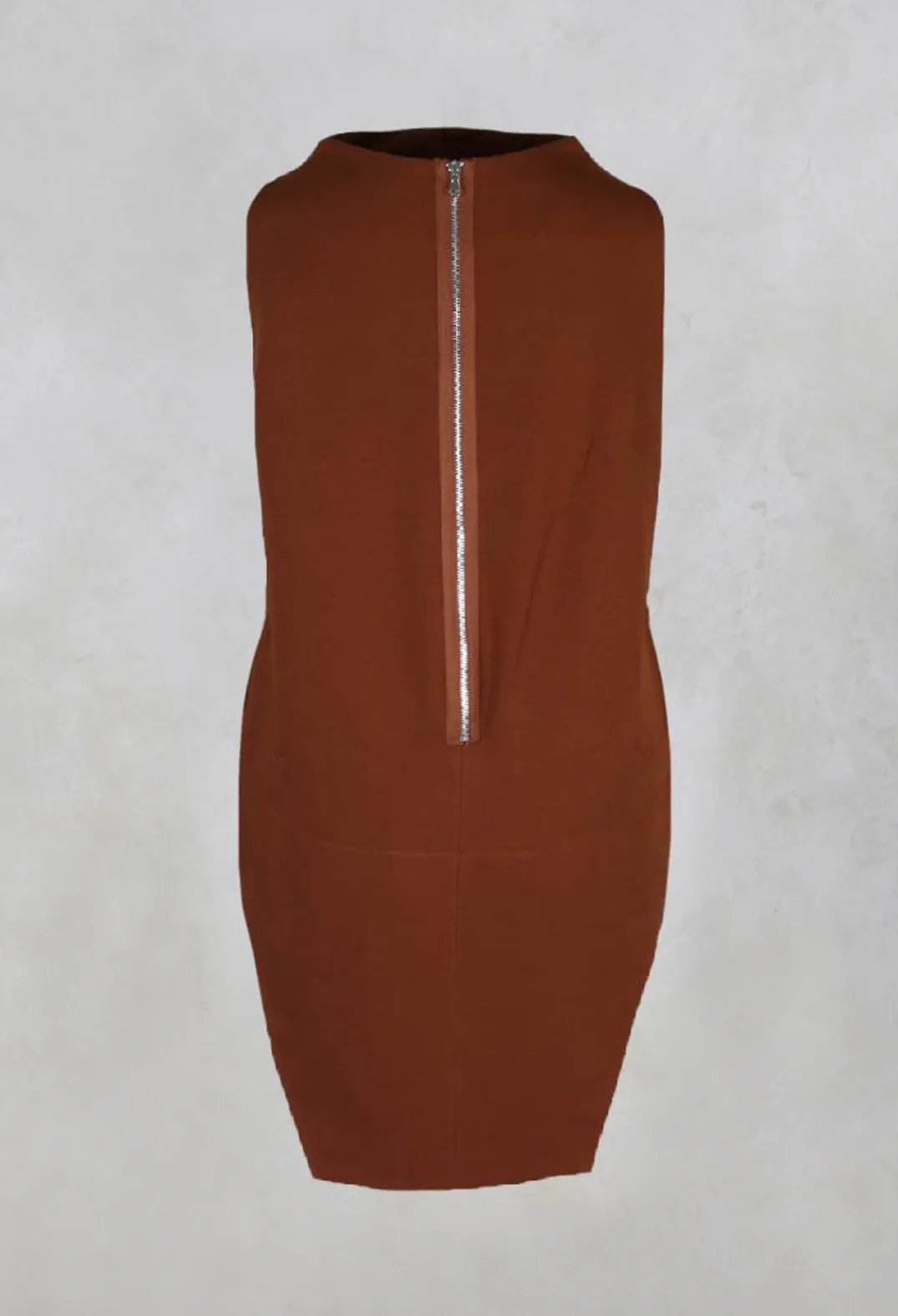 Nuovo Borgo Shirts & Blouses^Sleeveless Shirt with Side Slits in Burnt Orange