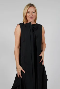 Malloni Dresses^Sleeveless Smock Dress in Nero
