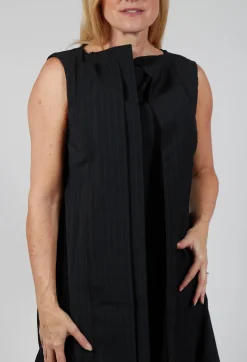 Malloni Dresses^Sleeveless Smock Dress in Nero