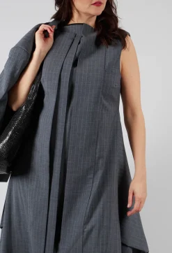 Malloni Dresses^Sleeveless Smock Dress in Grigio