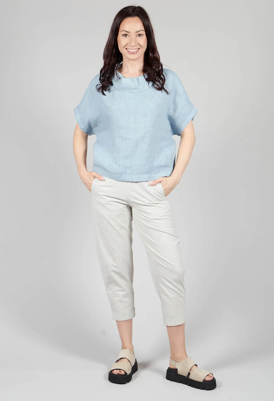 Elemente Clemente Trousers^Slim Fit Geisha Pants in Greige
